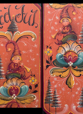 Hallingdal Rosemaling Sled - JP3235