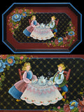 Tea in a Floral Garden - JP3360