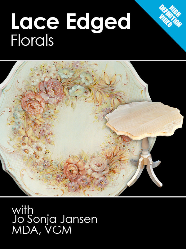 Lace Edged Florals - Online Class