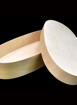 Large Oval Shallow Shaker Box