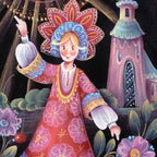 Morning Greeting - Slavic Portrait - JP1143