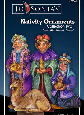 Nativity Ornaments - Collection Two - Three Wise Men & Camel - JN002