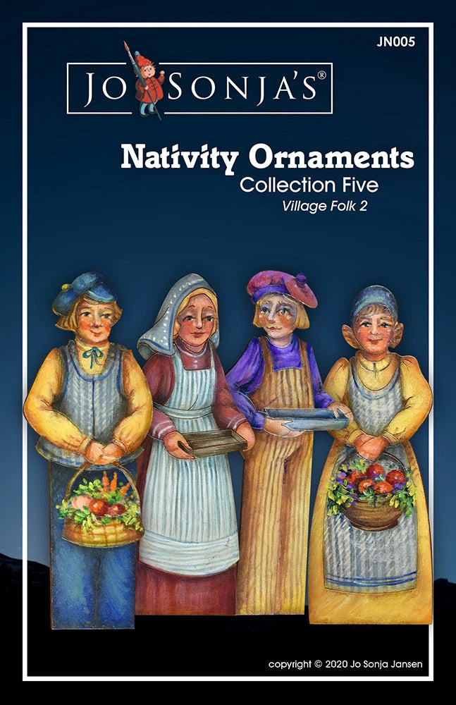 Nativity Ornaments - Collection Five - Village Folk 2 - JN005