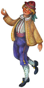 Folk Dancer Ornaments - JN008