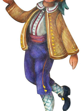 Folk Dancer Ornaments - JN008