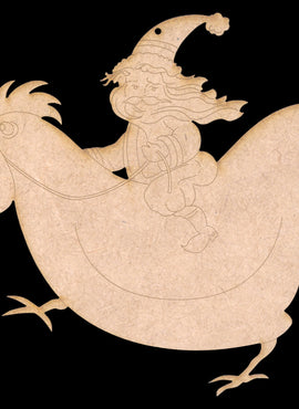 Hen Rider Ornament - JF005