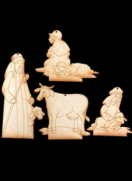 Nativity ornaments