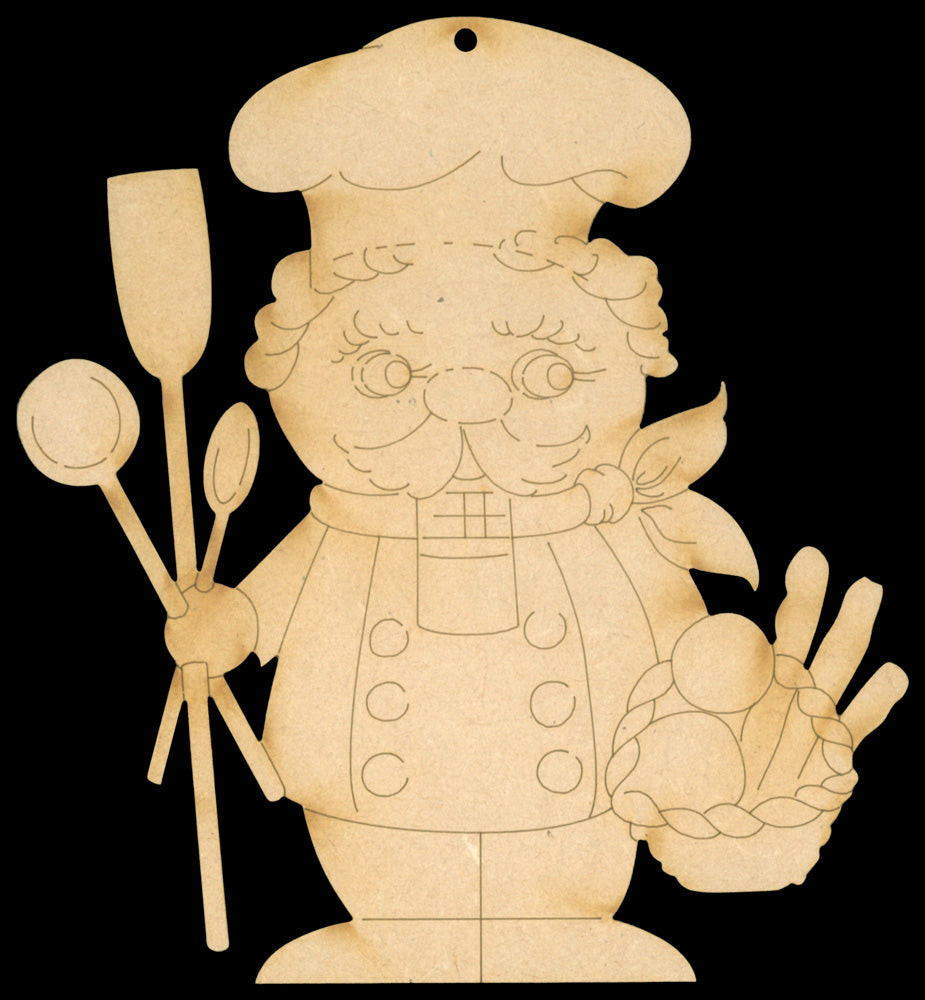 The Little Chef Nutcracker Ornament - JK005