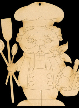 The Little Chef Nutcracker Ornament - JK005