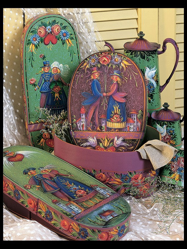 Bride's Boxes - Bridal Painting