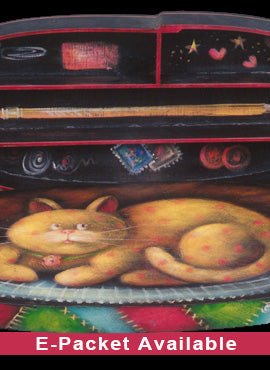 Crazy Quilt:  Abbey the Cat - JP1020