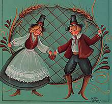 Colonial Dancers - JP1139