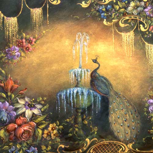 Peacock Fountain - JP3175