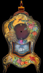 Peacock Fountain Chippendale Clock - JP3322 Bundle
