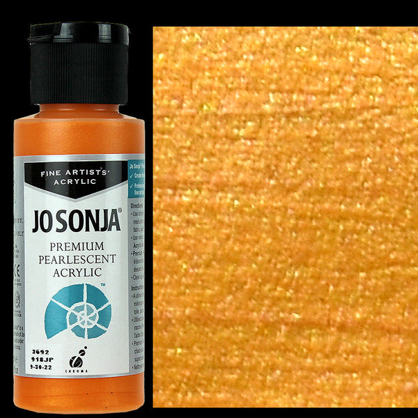 Premium Pearlescent - Orange Pearlescent - 2 Oz Bottle - JJ3692
