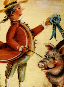 Plum Pudding Pig - JP1076