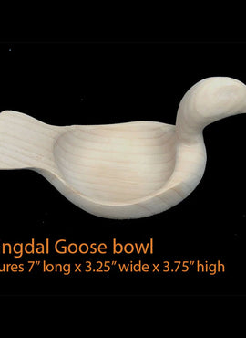 Small Ale Goose Bowl - Unfinished