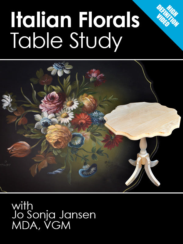 Italian Florals Table Study - Online Class