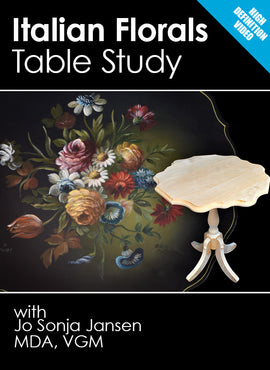 Italian Florals Table Study - Online Class