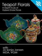 Teapot Florals Online Class - JP3376
