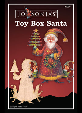 Toy Box Santa Ornament - JS009