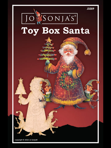 Toy Box Santa Ornament - JS009