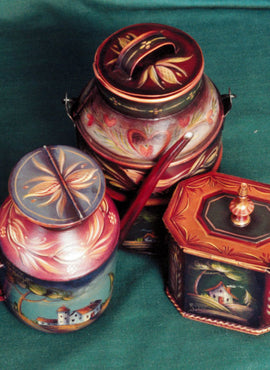 Tulip Time Country Scenes & Roosters - JP1095