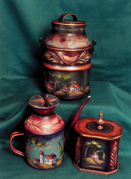 Tulip Time Country Scenes & Roosters - JP1095