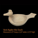 Small Ale Duck Bowl - Unfinished