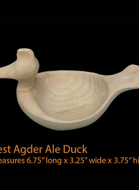 Small Ale Duck Bowl - Unfinished