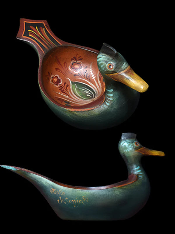 Small Ale Duck Bowl - Unfinished