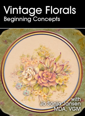 Vintage Florals Beginning Concepts Online Class
