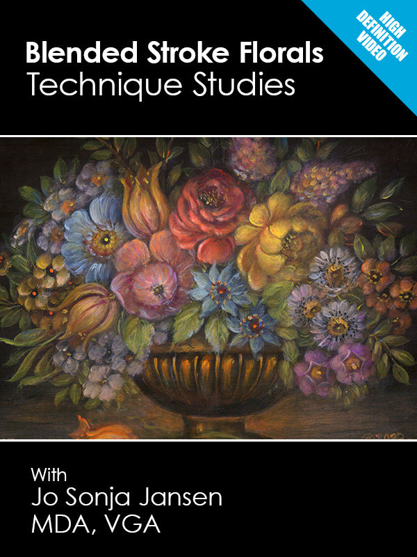 Blended Stroke Florals:  Technique Studies - Online Class - JP3328